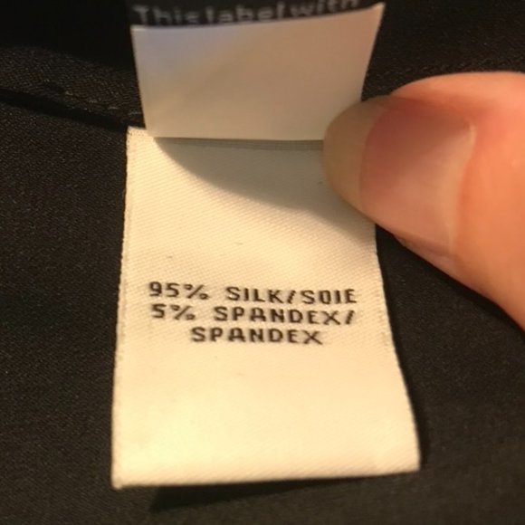 Diane Von Furstenberg Stretch Silk B/W Top - Picture 9 of 9